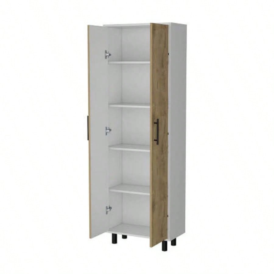 Tall Pantry Cabinet, Cupboard Storage Organizer with 5 - Shelf