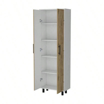 Tall Pantry Cabinet, Cupboard Storage Organizer with 5 - Shelf