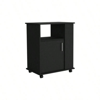 Lower Microwave Cabinet Kit, Black Wengue