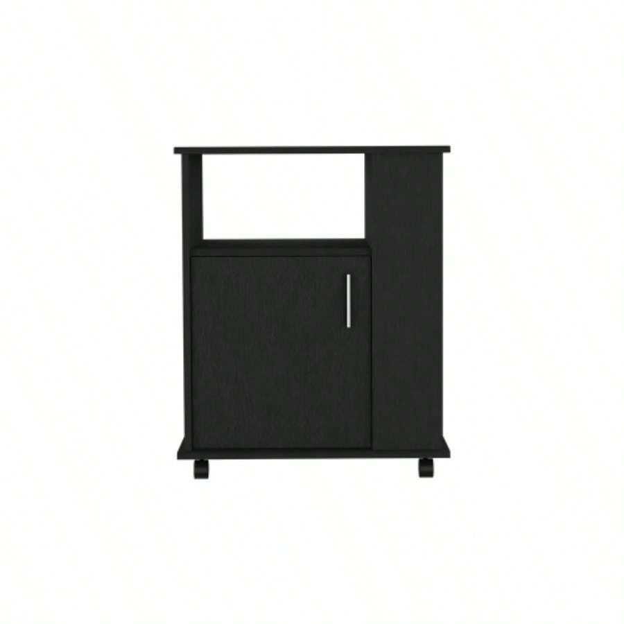 Lower Microwave Cabinet Kit, Black Wengue