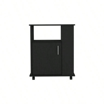 Lower Microwave Cabinet Kit, Black Wengue