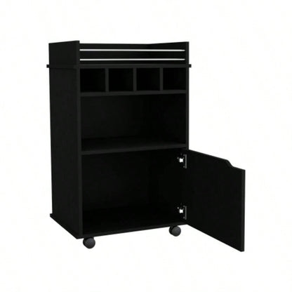 Bar Cart Kinsley, Living Room, Black