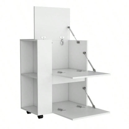 Bar Cart Belleville, Living Room, White