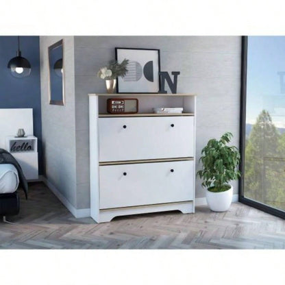 Brandford Shoe Rack, Superior Top, Two Shelves