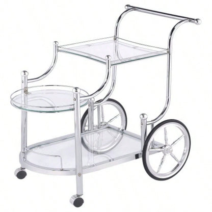 Reia 3 - Tier Serving Cart with Casters