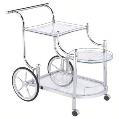 Reia 3 - Tier Serving Cart with Casters