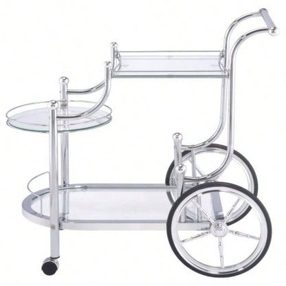 Reia 3 - Tier Serving Cart with Casters