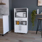 Corsica Pantry Cabinet Microwave Stand, Multi - Function with Drawer