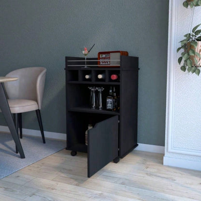 Black 1 - Door Bar Cart