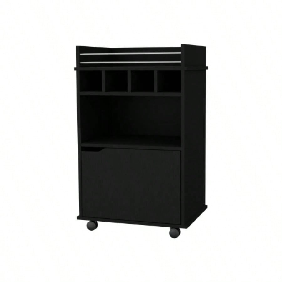 Black 1 - Door Bar Cart