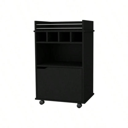 Black 1 - Door Bar Cart