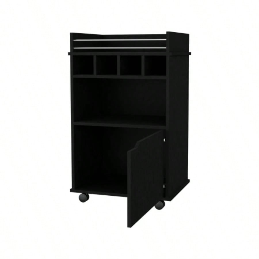 Black 1 - Door Bar Cart