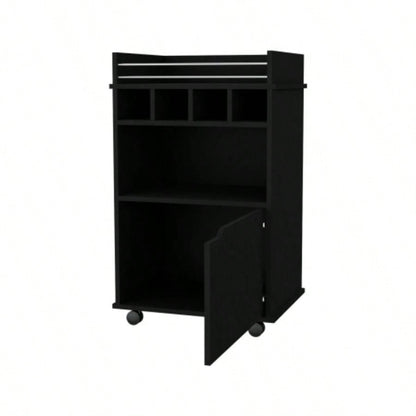Black 1 - Door Bar Cart