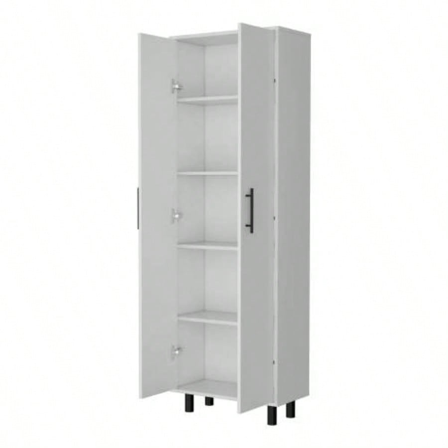 Tall Pantry Cabinet, Cupboard Storage Organizer with 5 - Shelf