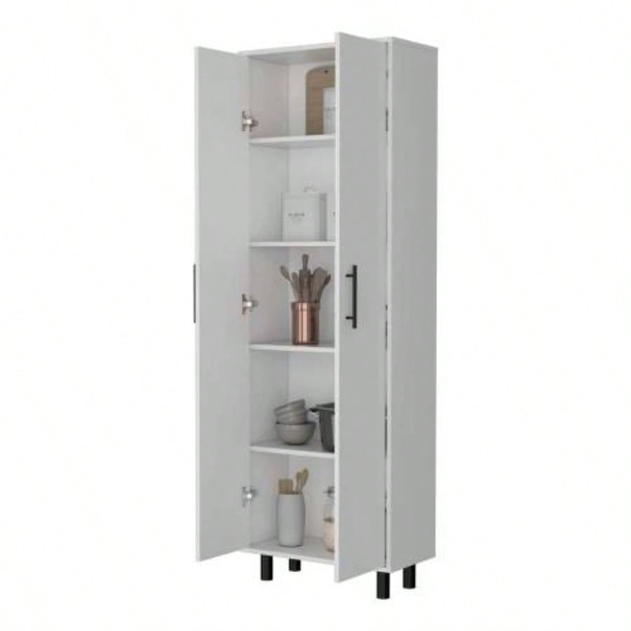 Tall Pantry Cabinet, Cupboard Storage Organizer with 5 - Shelf