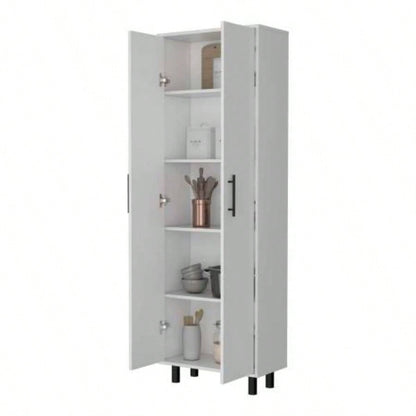 Tall Pantry Cabinet, Cupboard Storage Organizer with 5 - Shelf