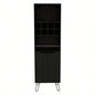 H Bar Cabinet Silhill, Living Room, Black
