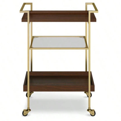 Jace - 26 Bar Cart - Cognac