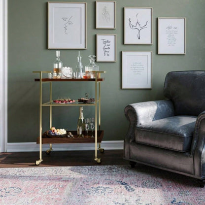 Jace - 26 Bar Cart - Cognac