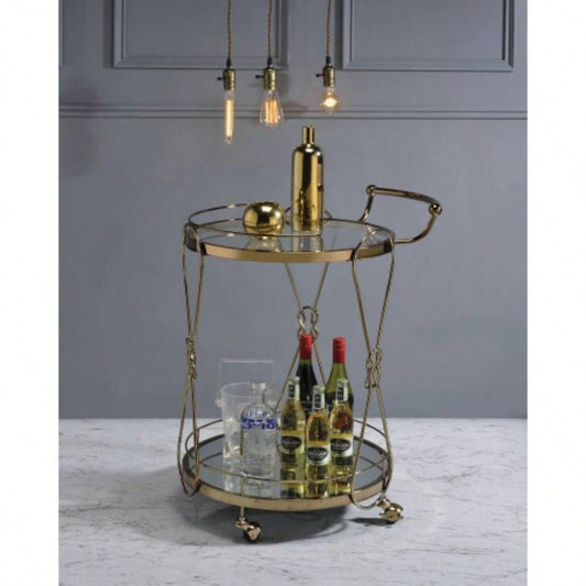 Zekera Champagne Serving Cart
