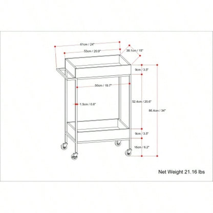 Simons - 24 Bar Cart - Natural