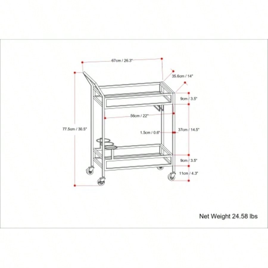 Watts - 26 Bar Cart -