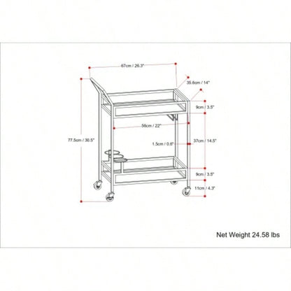 Watts - 26 Bar Cart -
