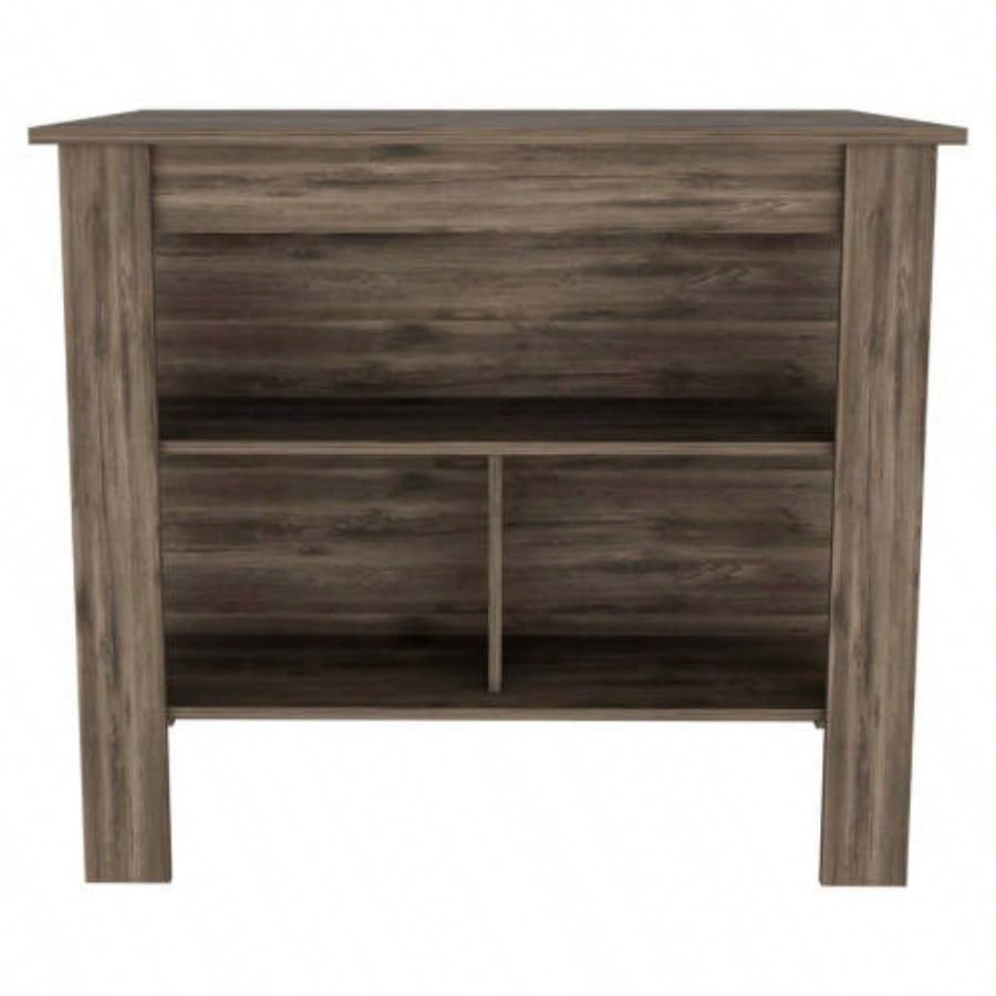 Brookvale 8 - Shelf 2 - Door 2 - piece Kitchen Set, Kitchen Island and Pantry Cabinet Dark Brown