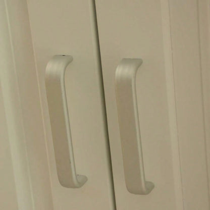 Kitchen Island Kitchen Cart, Mobile Kitchen Island, Rubber Wood Top, Big Adjustable Shelf Inside Cabinet Different Utensils, Luxury Design Fits Party at Different Site.