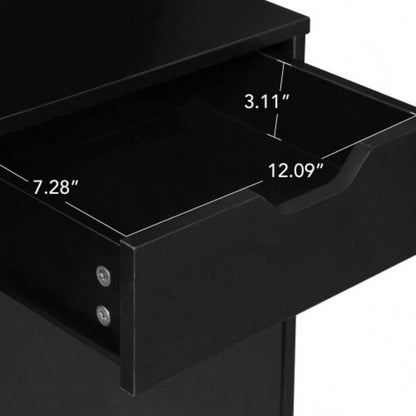 69.29 Kitchen Pantry Storage Cabinet, Modern Buffet Cabinet with Kitchen Cart, Tall Kitchen Hutch Cabinet with Microwave Stand, Food Pantry Cabinet with 3 Rattan Doors and Adjustable Shelves, Black