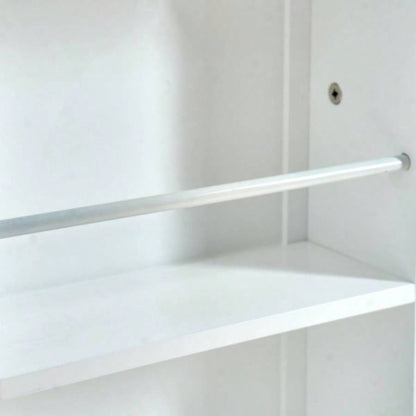 Kitchen Pantry Storage Cabinet, Freestanding Pantry Cabinet with Doors Adjustable Shelves, Small Food Pantry Cabinet Kitchen, Dining Room Room White