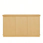 Classic Wooden Sideboard with Beaded Trim - Elegant Storage Cabinet Dining or Living Room