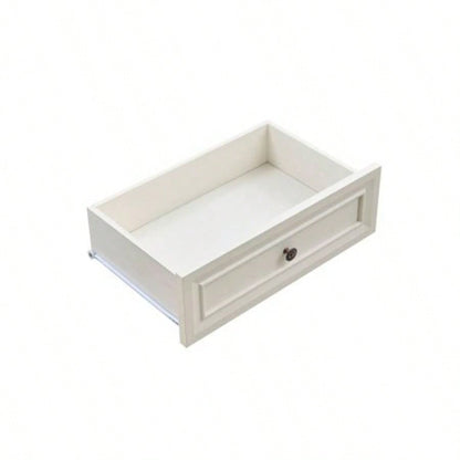 Farmhouse Style Kitchen Storage Cabinet, Large Wall Cabinet with Drawers and Doors in Roman Column Shape, Wooden Coffee Bar, Wine Cooler Living Room Hallway