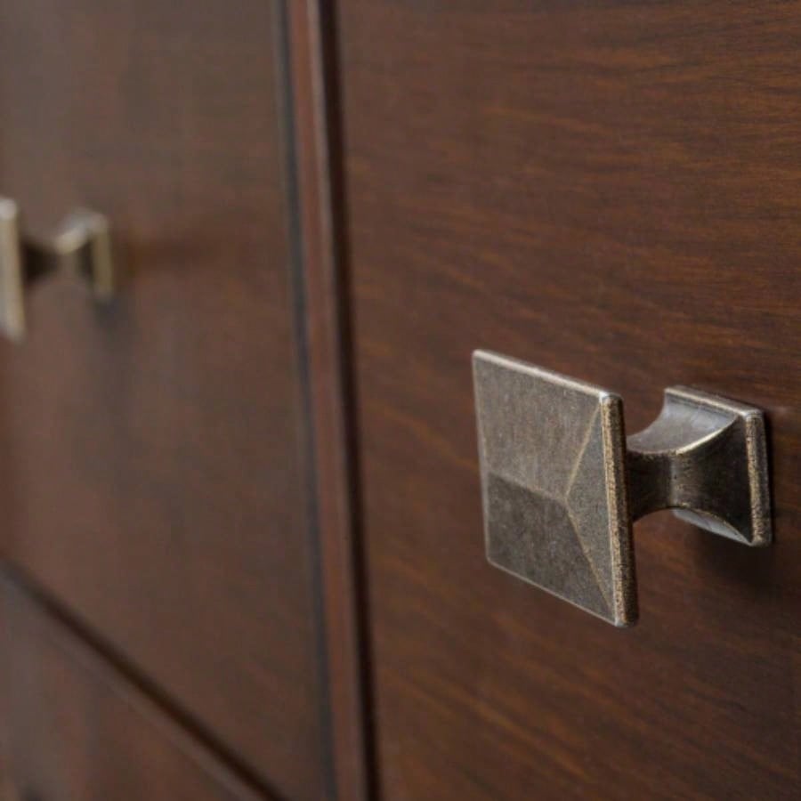 Artisan Solid Wood Sideboard Buffet in Russet Brown