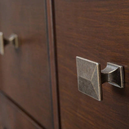 Artisan Solid Wood Sideboard Buffet in Russet Brown