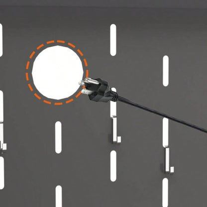 73 Tall Kitchen Pantry Cabinet, 6 Level Flip Door with Pegboard Spacious, Adjustable Stylish Metal Pantry Storage Cabinet, Anti - Tip Design Hutch Kitchen, Dining Room, Living Room