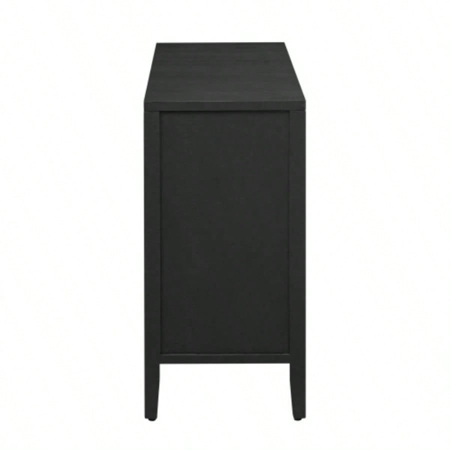 UStyle Sophisticated Fir Veneer Cabinet with Textured, Suitable Corridor, Entrance, Living Room, Study