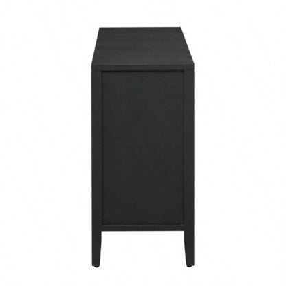 UStyle Sophisticated Fir Veneer Cabinet with Textured, Suitable Corridor, Entrance, Living Room, Study