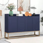 TREXM Modern Sideboard Elegant Buffet Cabinet with Large Storage Space Dining Room, Entryway Navy