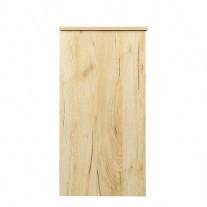 Modern Wood Buffet Sideboard with 2 doors1 Storage and 2drawers - Entryway Serving Storage Cabinet Doors - Dining Room Console, 43.3 Inch, Oak