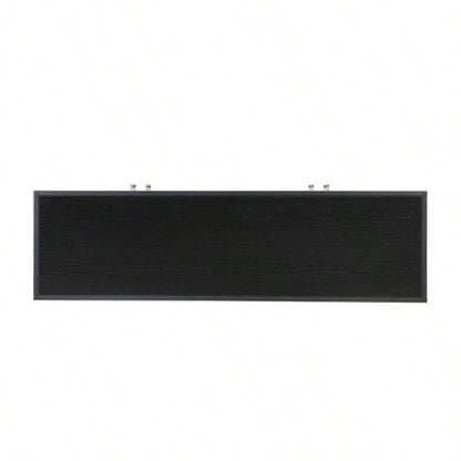USTYLE Distinctive Features of Four - Door Sideboard with Metal and - Leg Design, Suitable Living Rooms, Entrance and Study