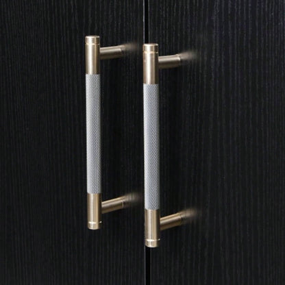 USTYLE Distinctive Features of Four - Door Sideboard with Metal and - Leg Design, Suitable Living Rooms, Entrance and Study