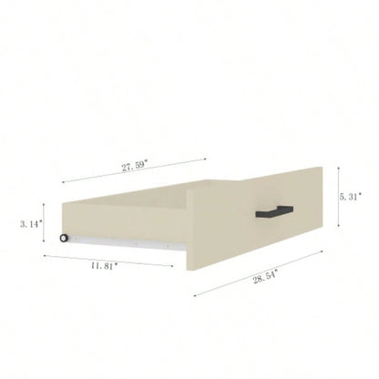 Modern Wooden Cabinet with Sturdy Frame Living Room, Entryway, Bedroom, Hallway, Office, with LEDs, with Drawer