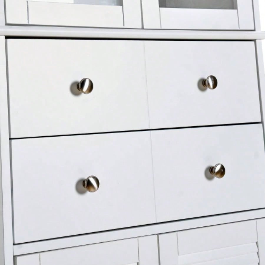 67 Tall Kitchen Pantry Cabinet with Doors and Shelves Large Stand Up Pantry Storage Cabinet with Drawer Large Food Cupboard Storage Cabinet Kitchen Bathroom Room, White