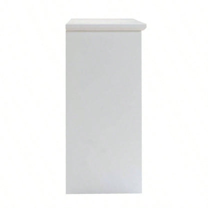 Sideboard Buffet Cabinet, 51 Large Kitchen Storage Cabinet with Drawers, Doors and Adjustable Shelves, Farmhouse Wooden Coffee Bar Kitchen, White