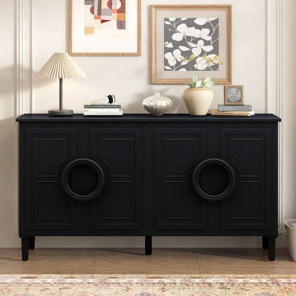 USTYLE Four - door sideboard with French - Inspired, Suitable Living Rooms, Entrance and Study Rooms