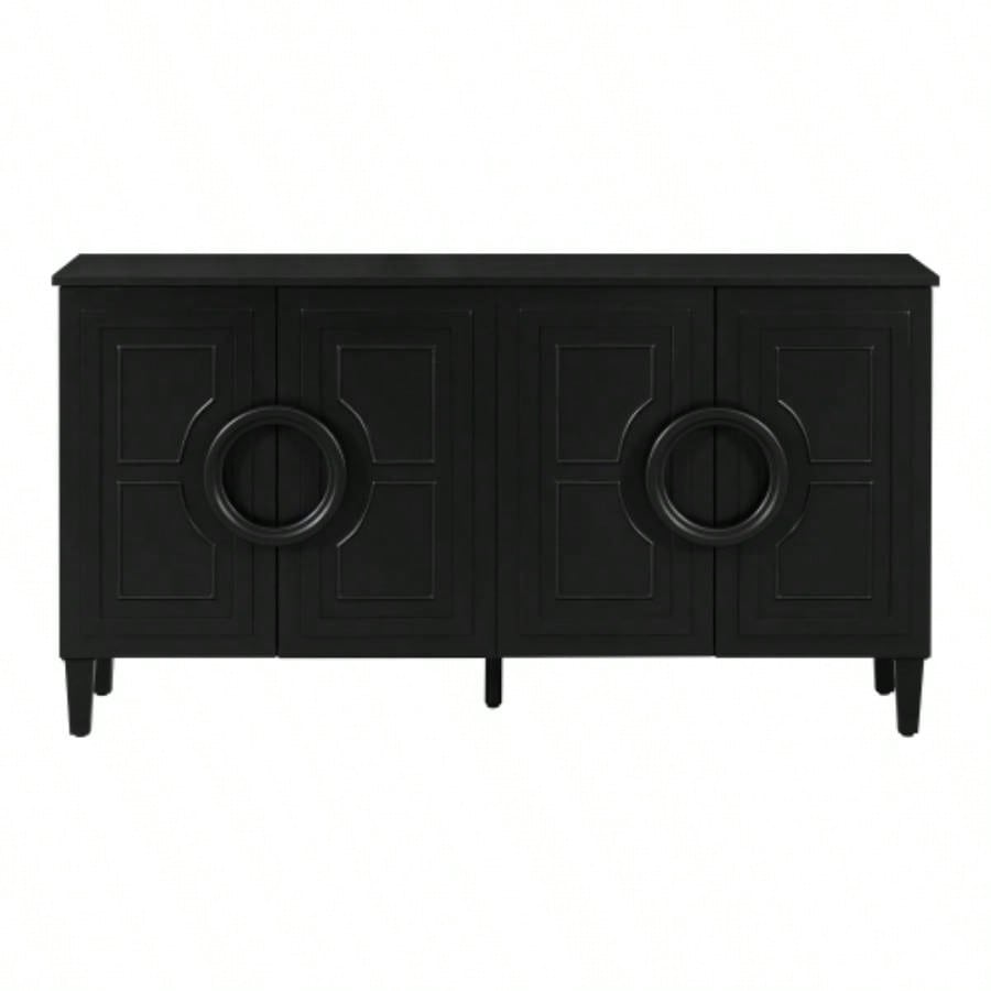 USTYLE Four - door sideboard with French - Inspired, Suitable Living Rooms, Entrance and Study Rooms