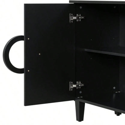 USTYLE Four - door sideboard with French - Inspired, Suitable Living Rooms, Entrance and Study Rooms