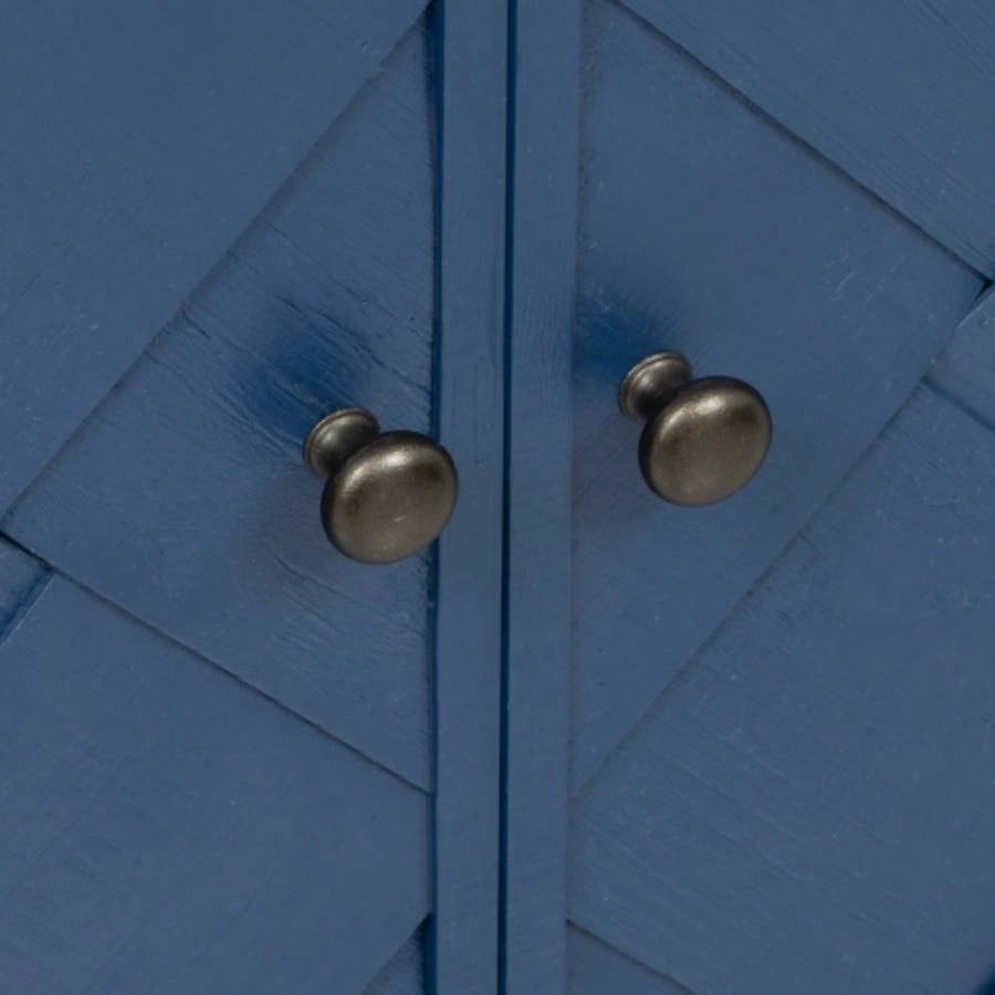 UStyle Luxury Multi - Functional MDF Sideboard - woven Wood Slat Doors, Tiered Stepped Design Premium Solid Wood Veneer Hallways, Living Rooms, Studies, and Corridors