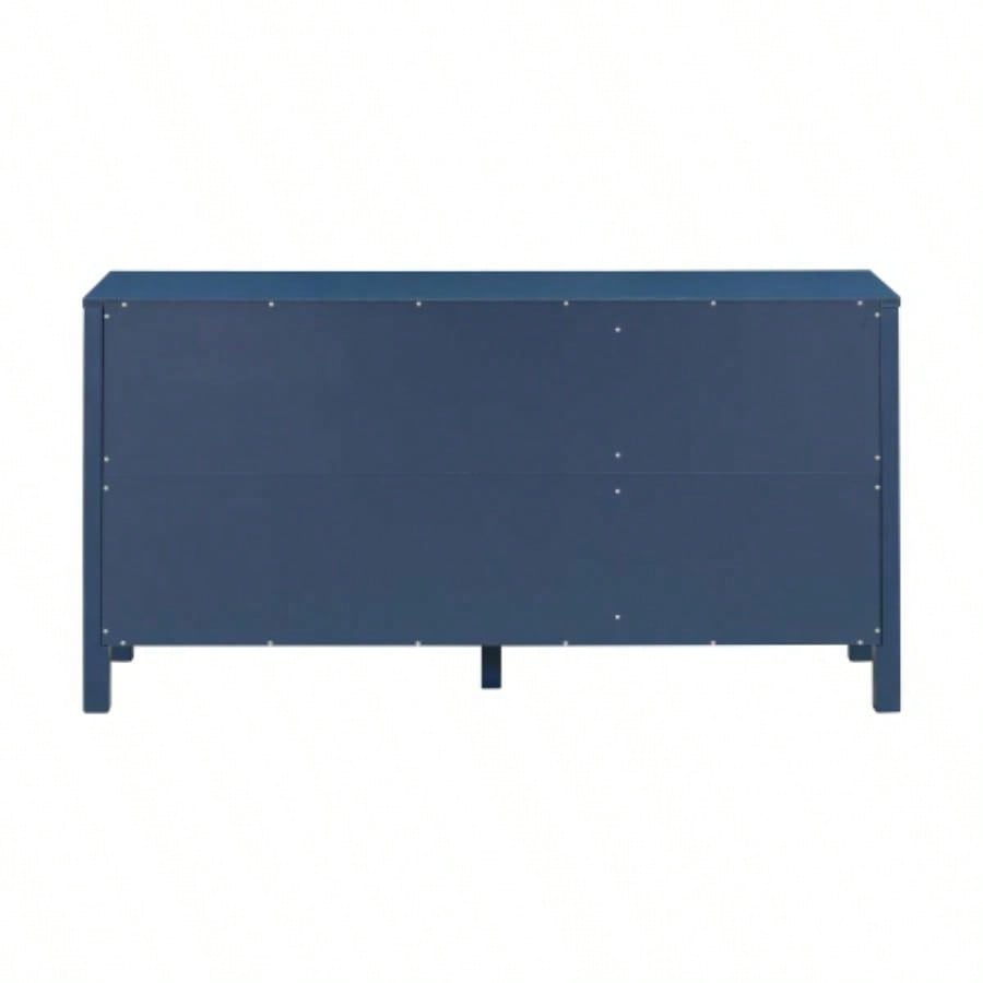 USTYLE Sideboard with Curved Swirl Patterned Doors and Artistic Three - Door Design, Suitable Living Rooms, Entrance and Study